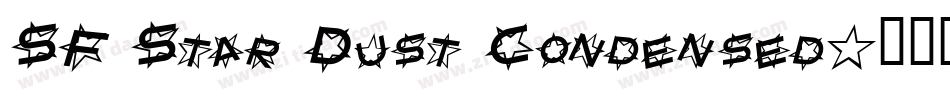 SF Star Dust Condensed字体转换